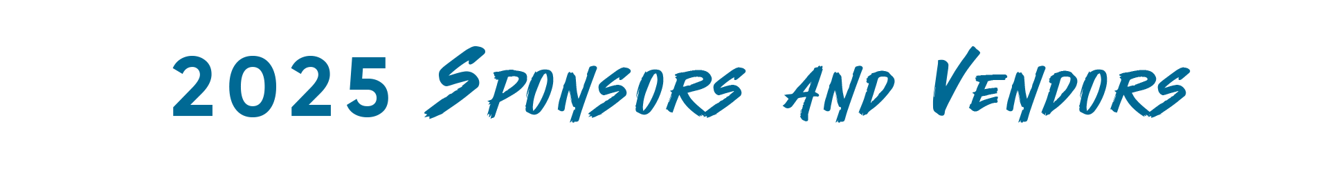 2025 Sponsors and Vendors