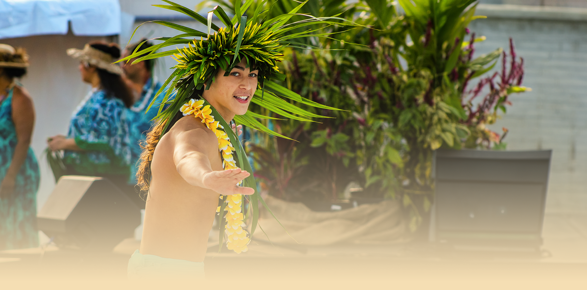 Fire Dancers on Beach at Night Heiva Festival Miami