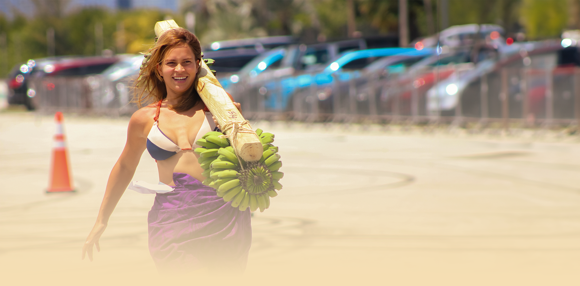 Fire Dancers on Beach at Night Heiva Festival Miami